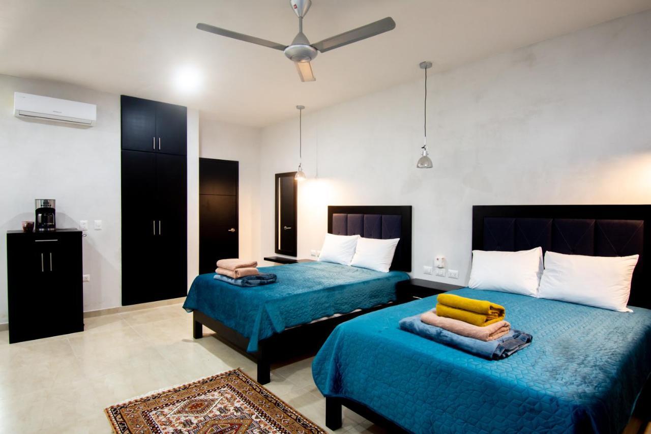 Hotel Casa Tortuga Tulum - Cenotes Park Inclusive 외부 사진 A bedroom in the hotel