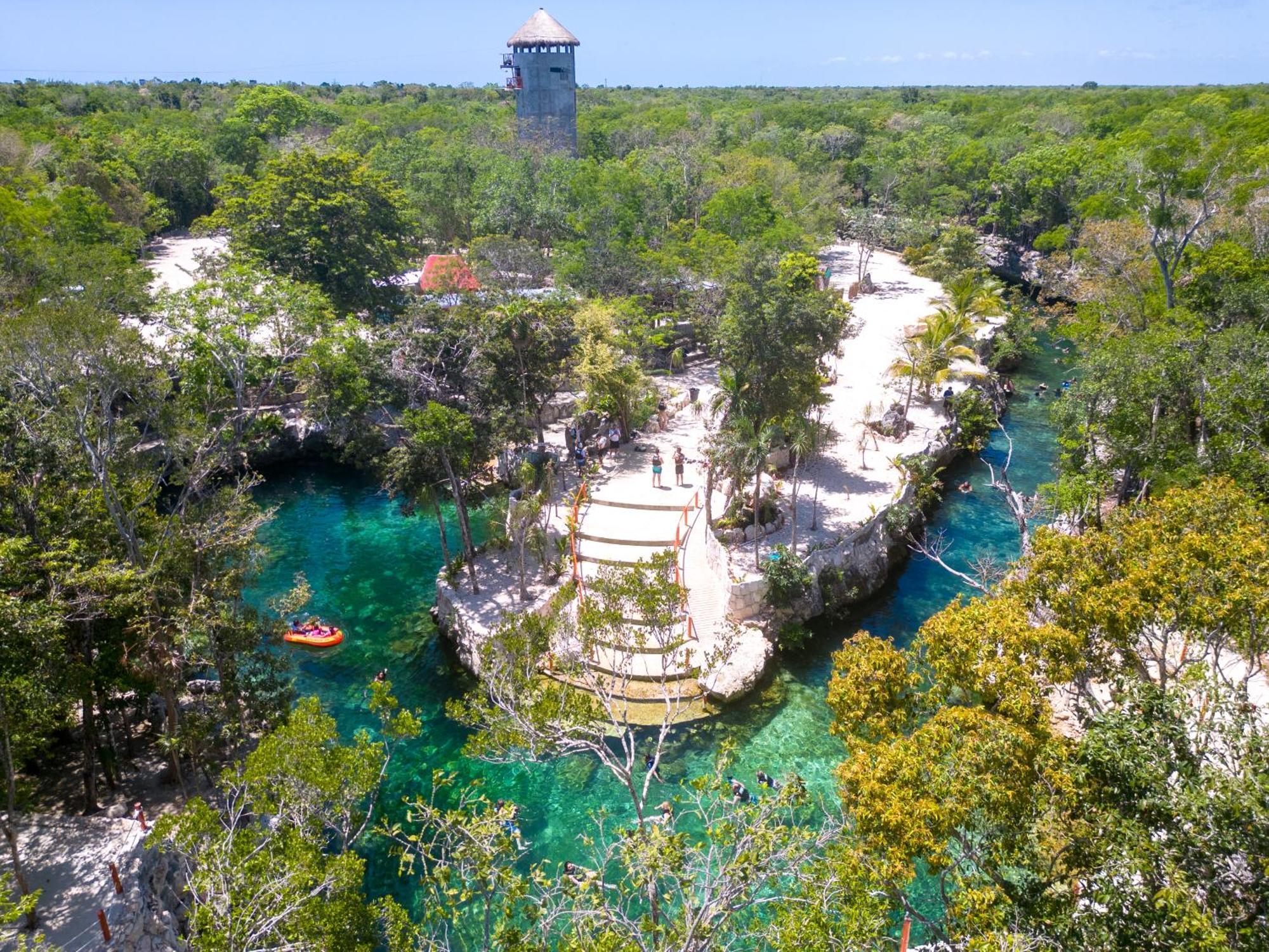 Hotel Casa Tortuga Tulum - Cenotes Park Inclusive 외부 사진 Cenote