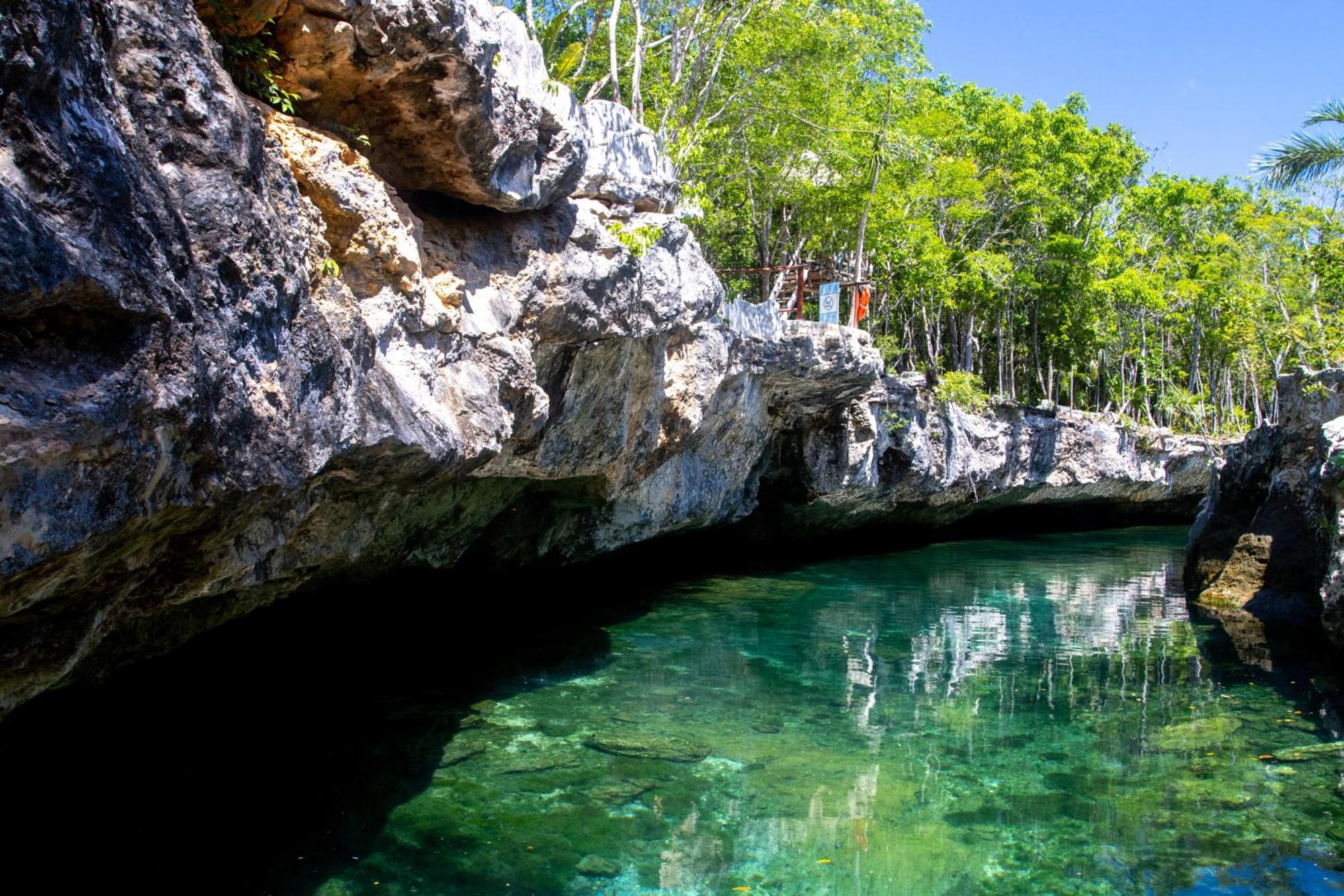 Hotel Casa Tortuga Tulum - Cenotes Park Inclusive 외부 사진 Cenote