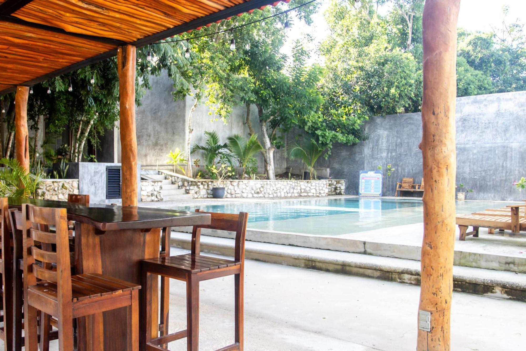 Hotel Casa Tortuga Tulum - Cenotes Park Inclusive 외부 사진 The pool at the hotel
